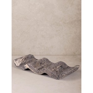 Georgia Brown Onyx Wine Bottle Holder - 1 of 4