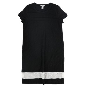 bar III Womens Textured Shirt Dress - 1 of 2
