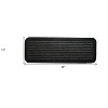 HomeRoots 10" X 48" Gray Synthetic Fiber Striped Outdoor Door Mat - 3 of 4