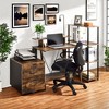 NicBex 32 Inch Computer Home Office Desk with Top and Bottom Shelves for Study Room,Bedroom and Office - 2 of 4
