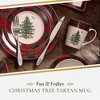 Spode Christmas Tree Tartan Mugs (Set of 4) - 14 Ounce Festive Holiday Coffee Cups - Porcelain Mugs with Tartan Border, Dishwasher & Microwave Safe, - 2 of 4