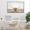 Stupell Industries Longhorn Portrait Open Meadow Framed Giclee Art - 3 of 4