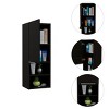 GlasFlength Bathroom Storage Cabinets Modern Medicine Cabinet with Open Shelves and Interior Shelves for Bathroom, Black, 10"*11.8"*10" - 4 of 4