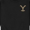 Men's - Yellowstone - Y Brand Left Chest Graphic Fleece Sweatshirt - 2 of 4