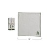 Storied Home Cotton Napkins with Embroidered Tree and Edge, Natural and Green, Set of 4 - 2 of 3