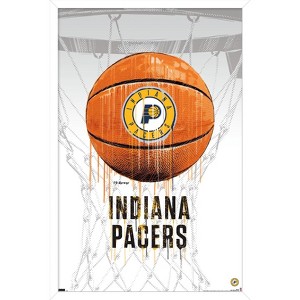 Trends International NBA Indiana Pacers - Drip Basketball 21 Framed Wall Poster Prints - 1 of 4