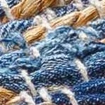 light brown, royal denim, slate blue, medium brown, dark brown