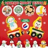 Aoibox Magnetic Wooden Animal Train Set 24 Piece Advent Calendar for Kids Christmas Countdown Montessori Toy for Toddlers Boys Girls - 4 of 4