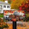 Briarwood Lane Fall Mailbox Cover  - Standard Size - Patterned Pumpkins Autumn For Fall Mailbox Cover - 2 of 2