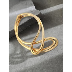 SOHI Women's California Gold The Egri Torque Necklace - 1 of 4