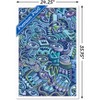 Trends International Big Blue Doodle Framed Wall Poster Prints - 3 of 4