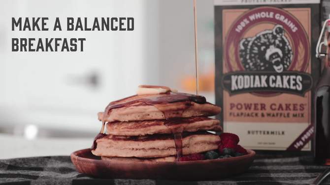 Kodiak Protein-Packed Flapjack &#38; Waffle Mix Dark Chocolate - 18oz, 2 of 12, play video