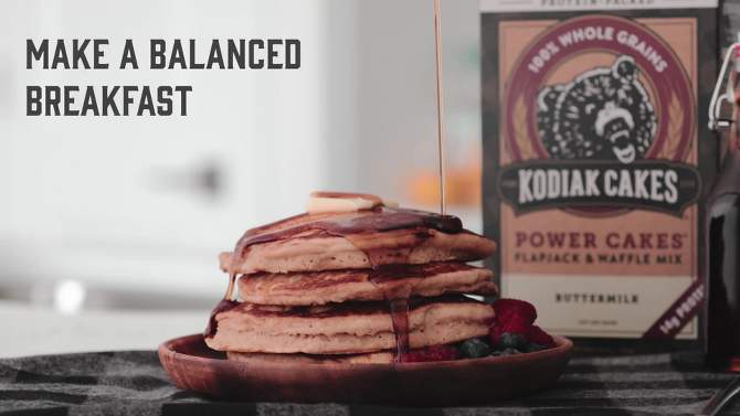 Kodiak Protein-Packed Flapjack &#38; Waffle Mix Buttermilk - 20oz, 2 of 18, play video
