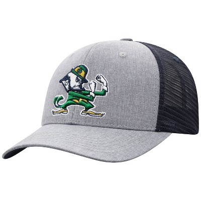 NCAA Notre Dame Fighting Irish Men's Gray Chambray with Hard Mesh Back Snapback Hat