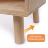 ORRD Solid Pine Wood Storage Cabinet, 7-Compartment Shelf Organizer for Home & Office - 4 of 4