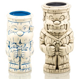 Beeline Creative Popeye & Bluto 2-Pack Geeki Tikis 17oz and 23oz - 1 of 3