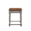 Ivalyn 1 Drawer Desk with Charging Station Antique White - Inspire Q: Farmhouse Style, Power & USB Outlet, Rubber Wood - 3 of 4