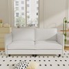 NicBex Modern Minimalist Comfy Fabric Loveseat Sofa Couch with Side Pockets,2-Seat Lounge Sofa for Living Room,Apartment - 2 of 4