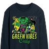 Men's - Marvel - St. Patrick's Day Green Vibes Only Long Sleeve Graphic T-Shirt - 2 of 4