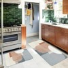 Chery Life 1Pc European Style Home Kitchen Mat, Morandi Simple Design, Flannel Material - 4 of 4