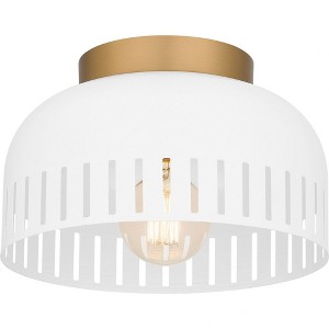 Quoizel Lighting 1 - Light Flush Mount in  Matte White - 1 of 1