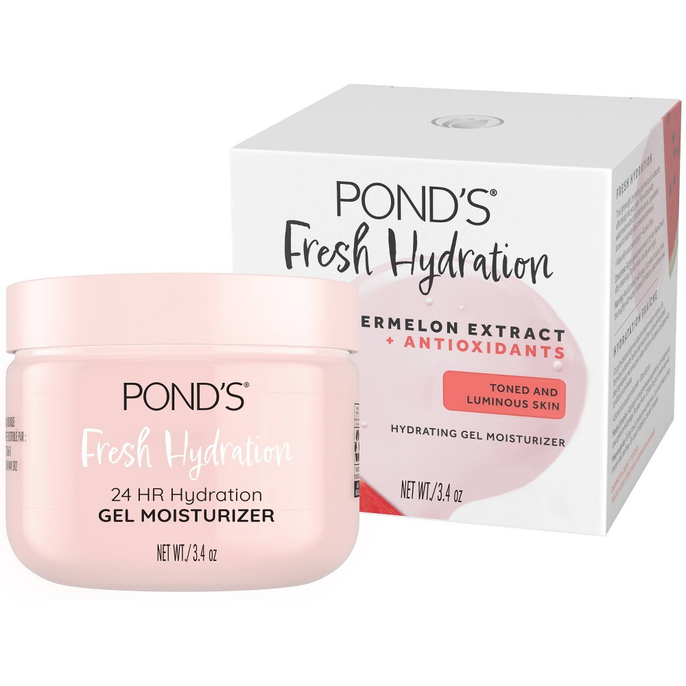 Photos - Cream / Lotion POND'S Gel Fruity HYDRA Watermelon Face Moisturizer - 3.4oz