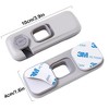 5 Pack Child Proof Refrigerator Lock, Fridge Locks for Kids with Sticky Adhesive Pads - 2 of 4