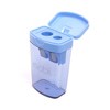 Pencil Sharpener Powder Blue - Yoobi™: Handheld, Non-Powered, Kids' Desk Tool, 90% Recycled Plastic, 2.5" Height - 3 of 4