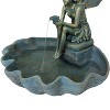Sunnydaze 30"H Electric Fiberglass Fairy Shell Outdoor Water Fountain - 4 of 4