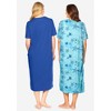 Dreams & Co. Plus Size 2-Pack Long Sleepshirts - 3 of 4