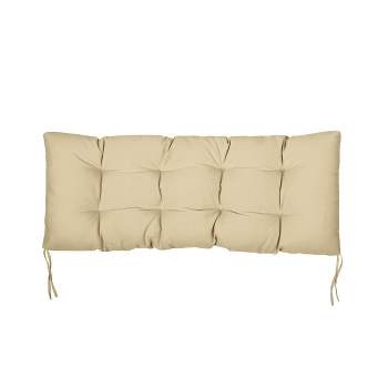 55" x 18" x 2" Sunbrella Canvas Tufted Outdoor Bench Cushion - Sorra Home