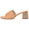 Journee Signature Women's Genuine Leather Kellee Sandals - 2 of 4