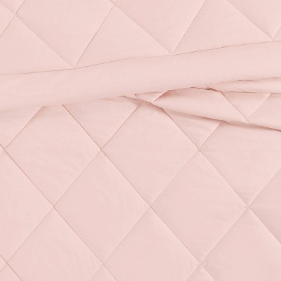 Blush Twin Cotton Down Alternative Comforter Set