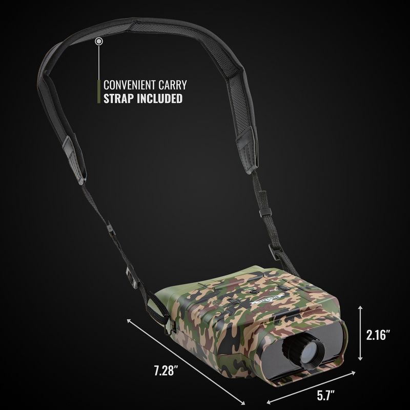 Hike Crew Camo Tactical Gear Night Vision Digital Scope Binoculars, 4 of 10
