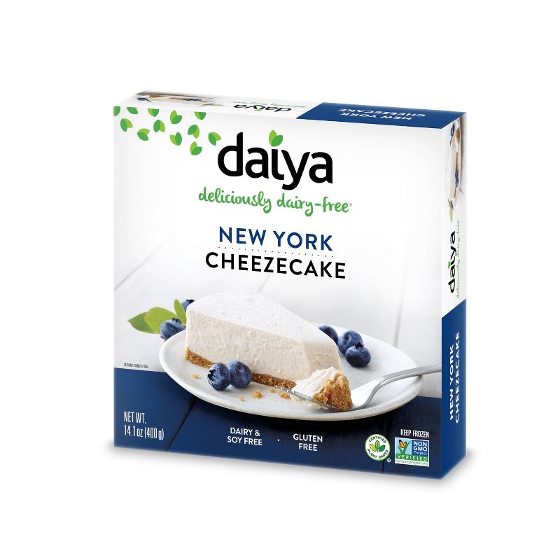 Daiya Dairy-Free Gluten Free Vegan New York Frozen Cheezecake - 14.1oz, 1 of 9