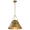 Nuvo Lighting Adina 3 - Light Pendant in  Natural Brass - 3 of 4
