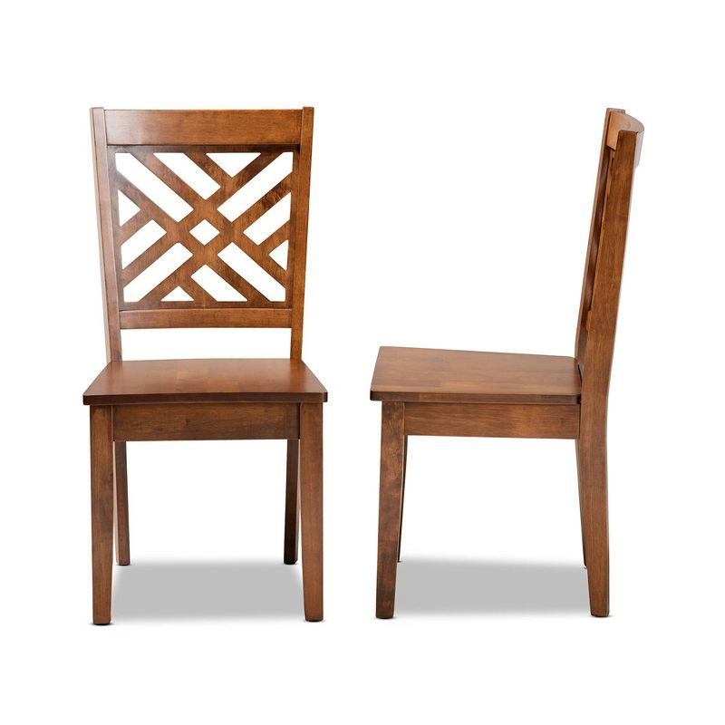 Caron Wood Dining Chair Set - Baxton Studio, 4 of 9