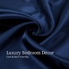 Satin Bed Sheets, Twin Size Sheets Set, 3 Pcs Silky Bedding Set with 15 Inches Deep Pocket for Mattress - 4 of 4