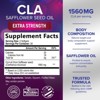 Conjugated Linoleic Acid CLA 1560mg - Extra High Potency CLA Supplement Pills - 60 Softgels By Nature's Nutrition - 2 of 4