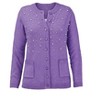 Collections Etc Pearl Trimmed Button Front Cardigan Sweater - 3 of 4