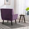 Streamdale Modern Soft Velvet Material Ergonomics Accent Chair Living Room Chair Bedroom Chair Home Chair - 4 of 4