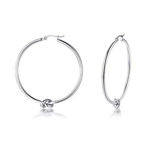 Hollywood Sensation Knot Hoop Earrings - 1 of 4
