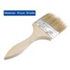 Unique Bargains Bristle Wall Treatment Tool Paint Brush with Wooden Handle 12 Pcs - 4 of 4
