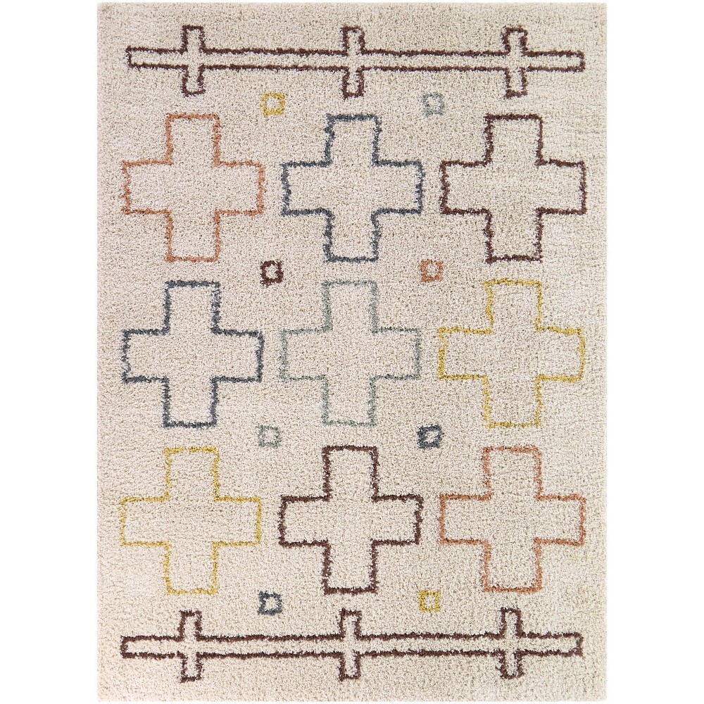 Photos - Area Rug Balta Rugs 7'10"x10' Pariser Geometric Plush Teen Rug Cream