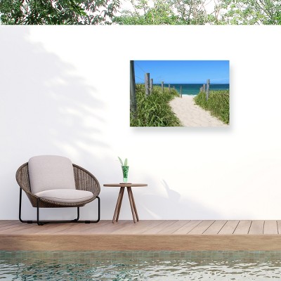 Trademark Fine Art - Beata Czyzowska Young To The Beach Matted Framed Art
