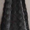 Riverbrook Home 50"x60" Wavy Faux Fur Throw Black - 2 of 3