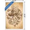 Trends International Brigid Ashwood - Sepia Bee and Rose Framed Wall Poster Prints - 3 of 4