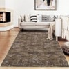 TROPOWLarge Area Rugs Washable Modern Foldable Thin Indoor Non Slip Low Pile Carpet Plain Pattern Print Mat for Bedroom, Bedside, Kids Room - 3 of 4