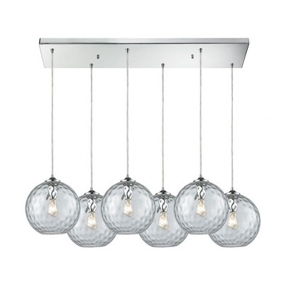 Elk Home Watersphere 6 - Light Pendant in  Polished Chrome