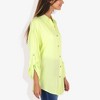 Anna-Kaci Women's Long Sleeve Button-Down Shirt with Roll-Up Sleeves and Front Pocket Casual Loose Fit Blouse - 4 of 4